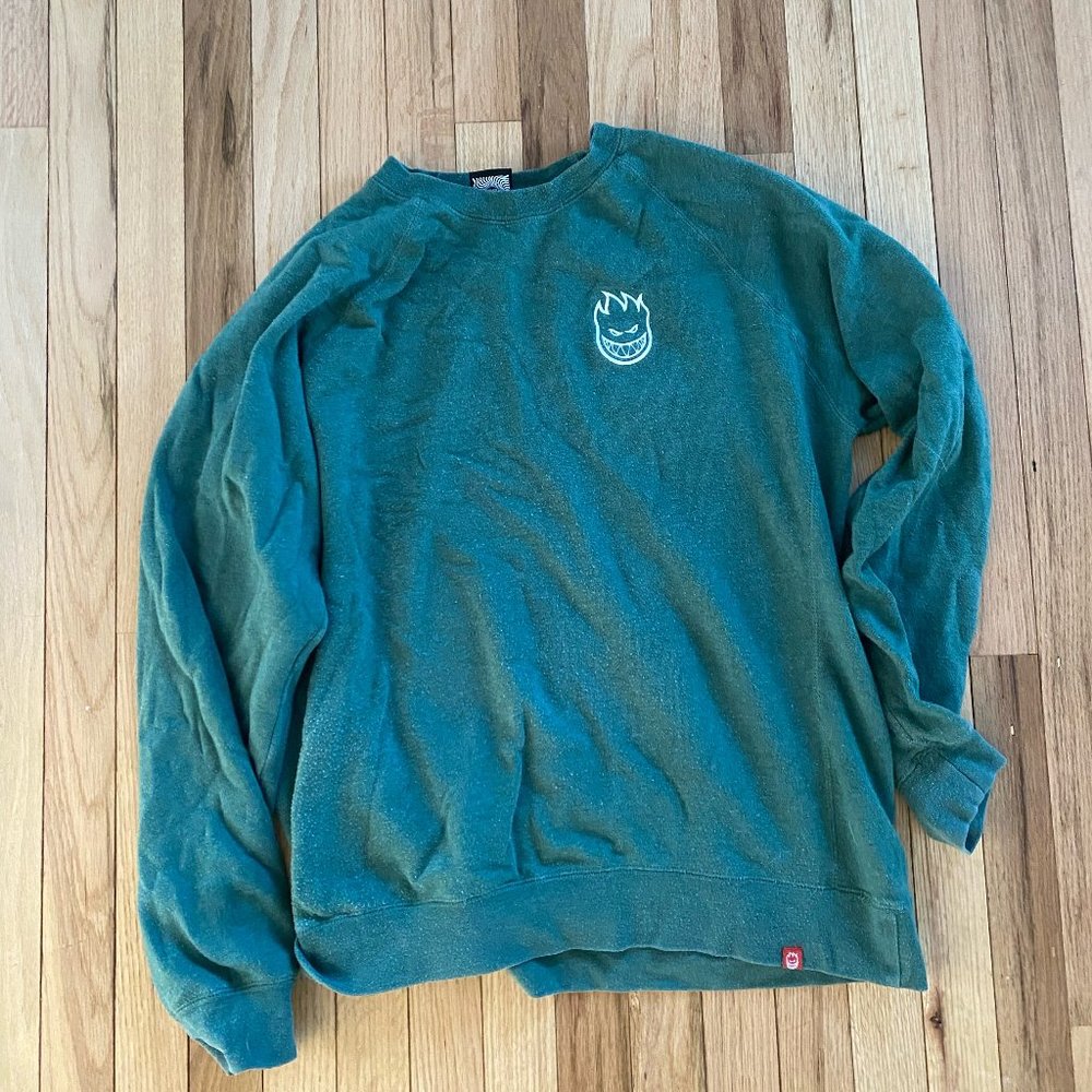 Green Spitfire Crew Neck